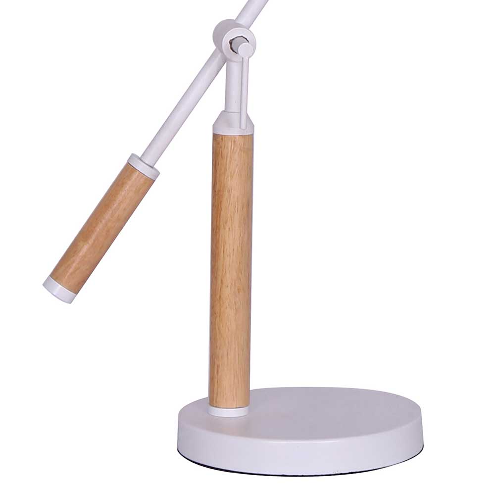Moderne Schreibtischlampe aus Metall in Weiß - Miss X