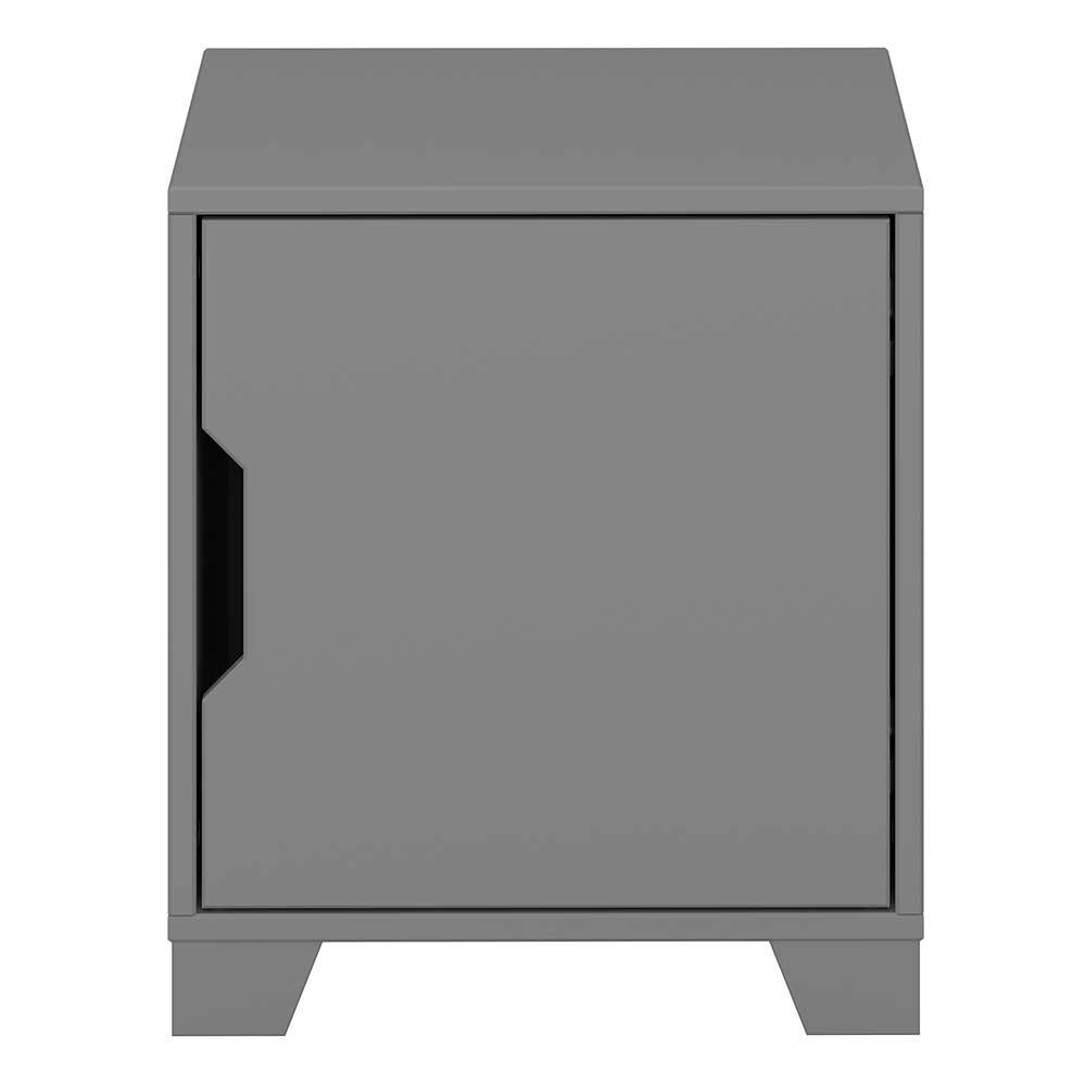 Moderner Nachtschrank in Grau - Niento