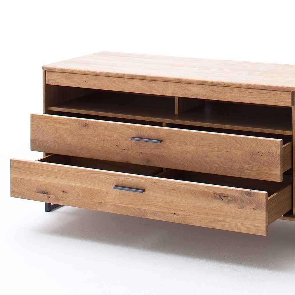 TV Schrank aus Eiche Bianco geölt - Assela