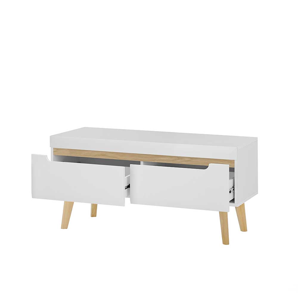 Wohnzimmer Schrankset im Skandi Design - Ginko (vierteilig)