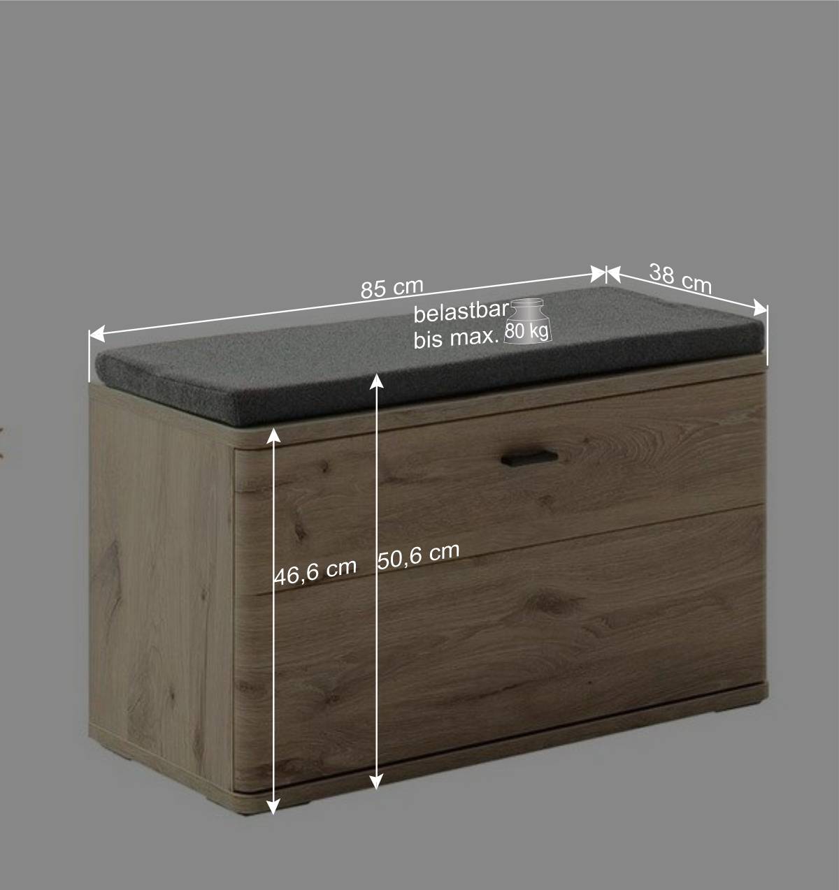 Garderobe Dielenmöbel Set modern - Baiamare (fünfteilig)