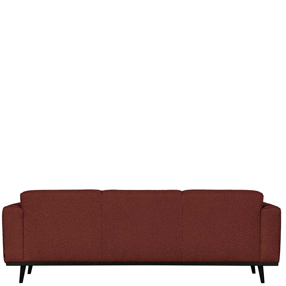 230cm breite Couch in Kastanienfarben Boucle - Geromes