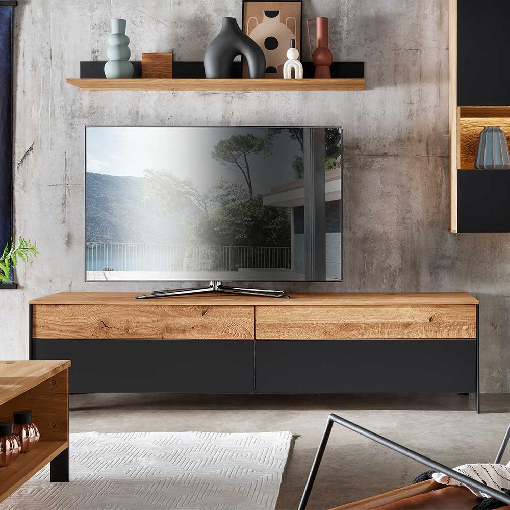 TV Board mit vier Schubladen & LED Licht - Viligrana
