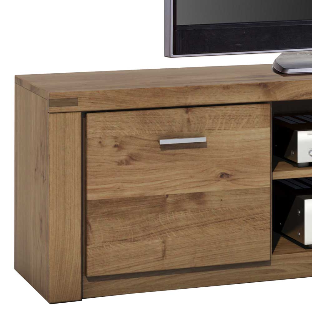 Holz Fernseher Unterschrank aus Wildeiche - Maila