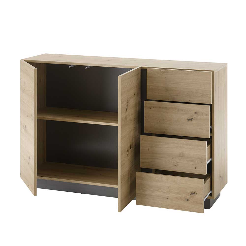 Moderne Kombi-Kommode 138 cm breit - Lairian