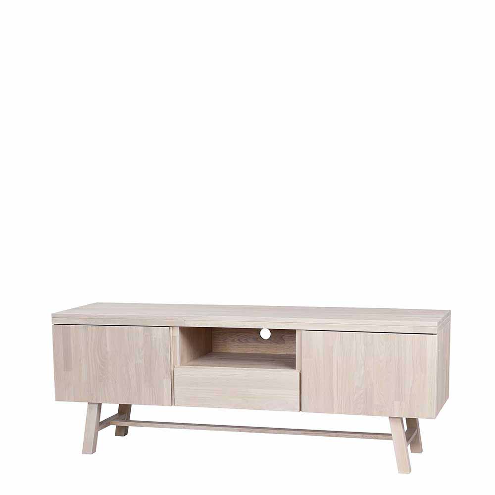 White Wash TV Lowboard aus Eiche - Dioca