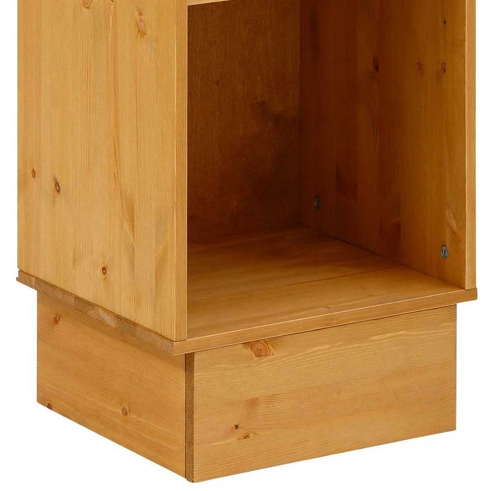 3 Fächer Standregal aus Kiefernholz - Fausanda