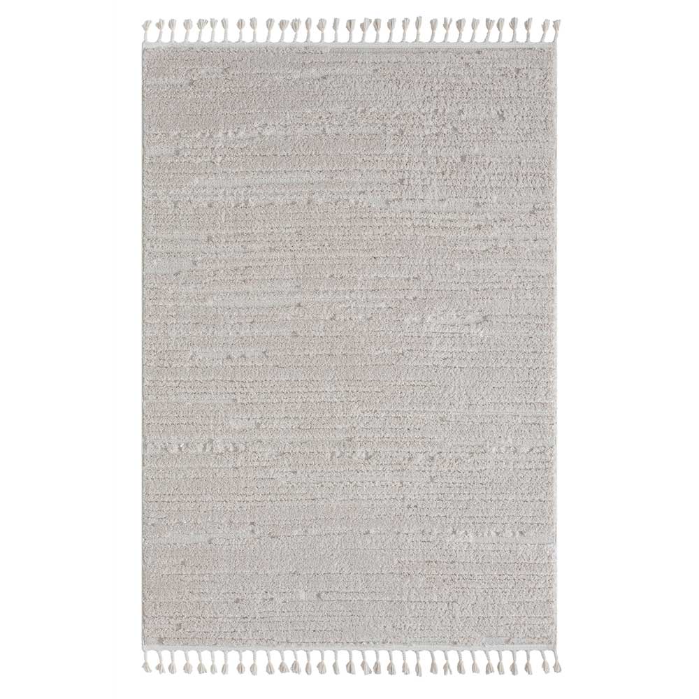 Teppich in Creme mit Kurzflor - Brayan