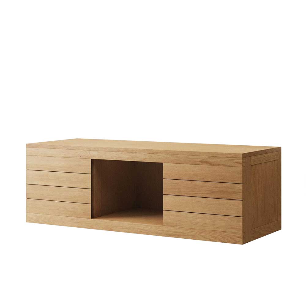 Waschtischkonsole aus Teak Massivholz - Later