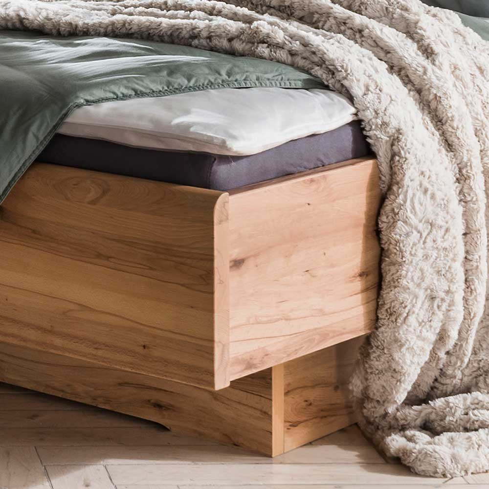 Bett Anlage aus Kernbuche - Krofun (dreiteilig)