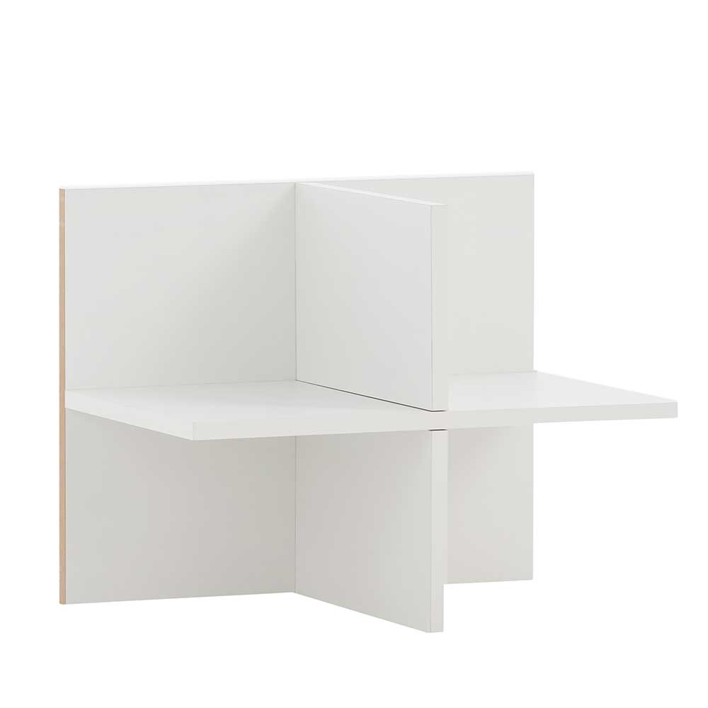 Weißer Aktenschrank mit sieben Fächern - Empire
