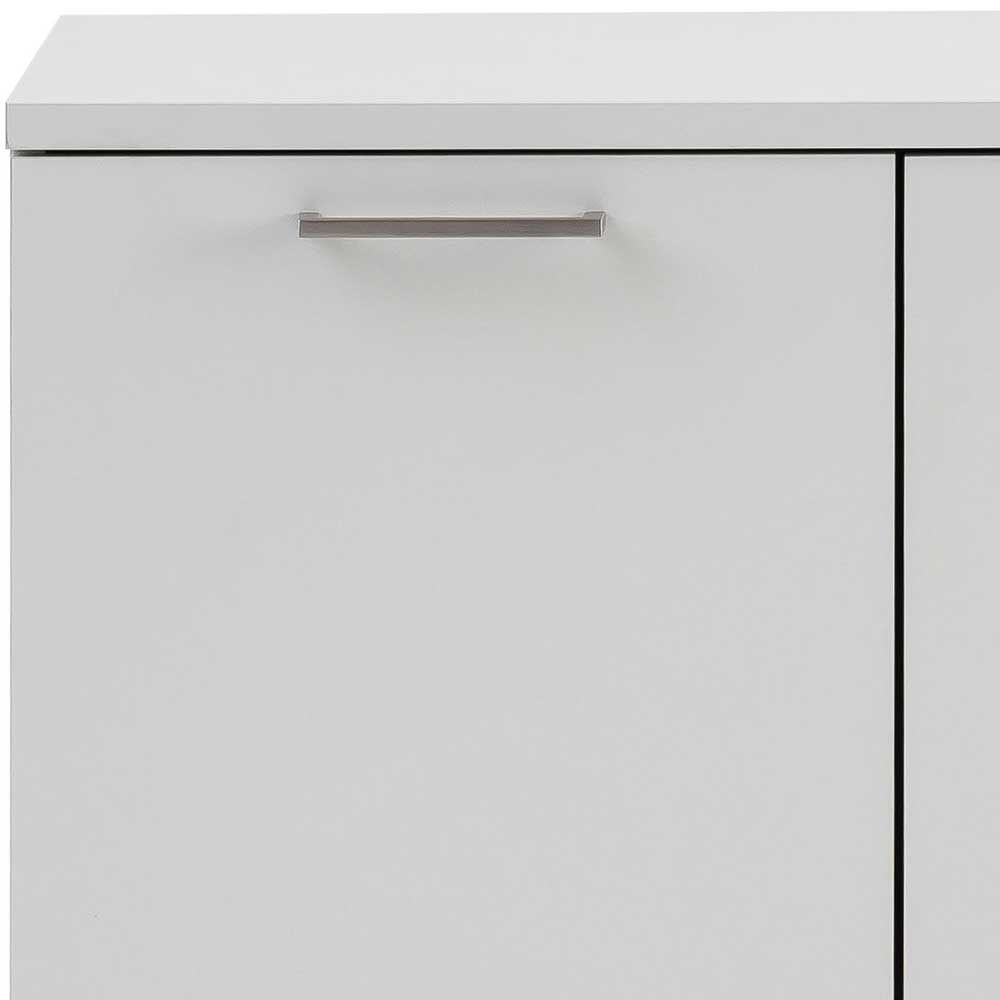 80x84x41 2-türiger Officeschrank in Lichtgrau - Bowsla