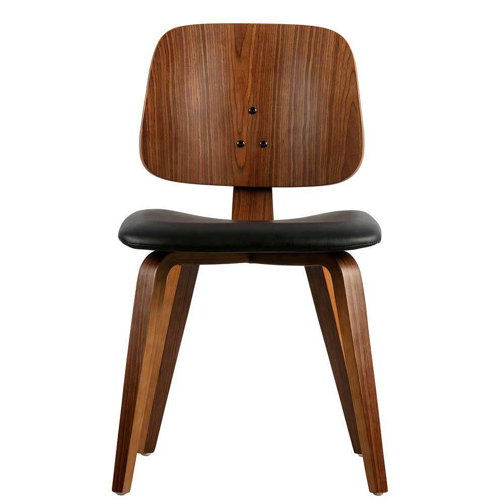 Designstuhl aus Kunstleder & Schichtholz - Riostar