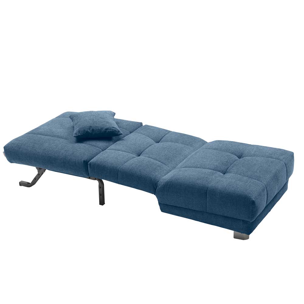 Velours Sessel mit Schlaffunktion - Naharas