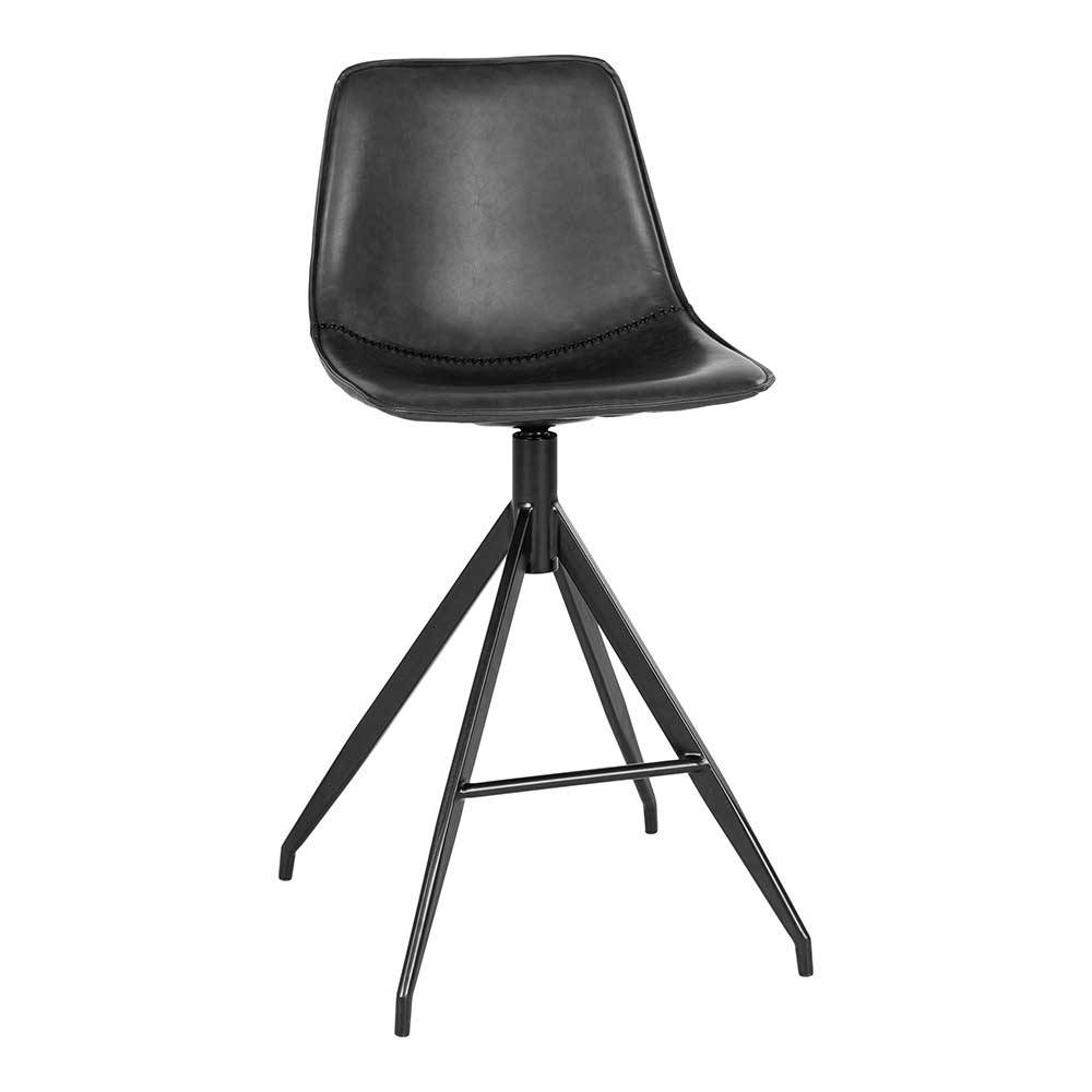 Retro Barstühle mit Schalensitz - Evillar (2er Set)