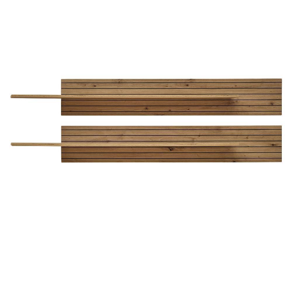 Wohnzimmermöbel Anbauwand Set - Halimi (siebenteilig)