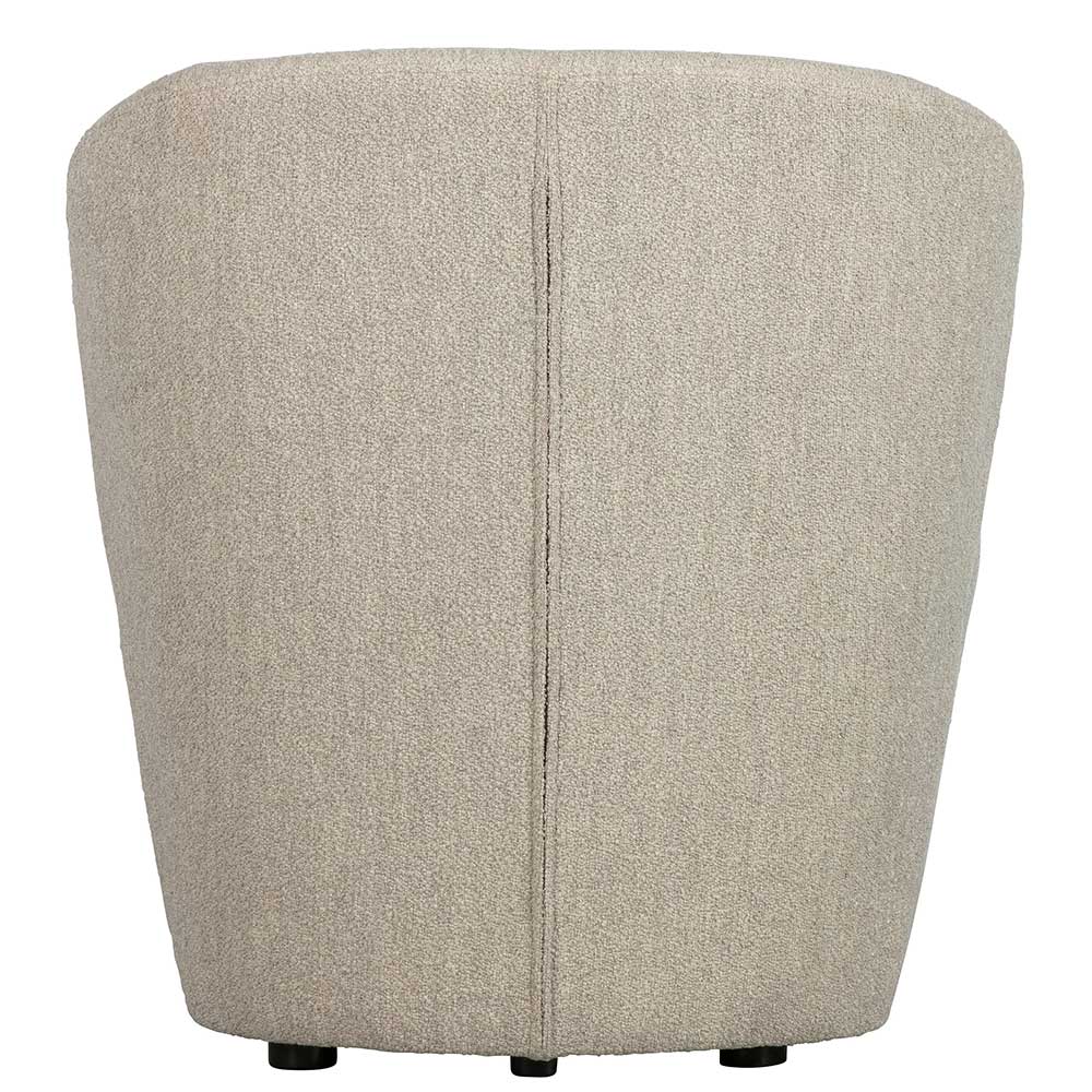 Boucle Polstersessel in Beige - Blinking