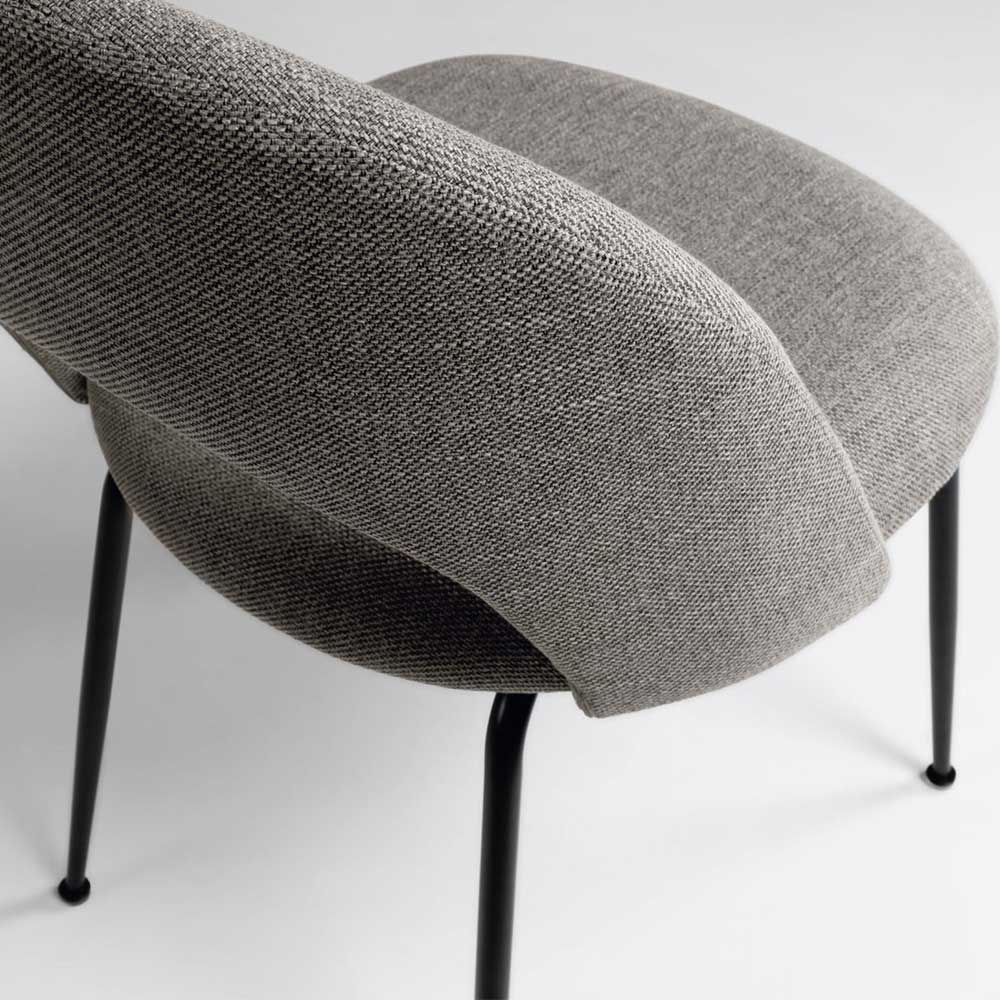 Design Esstischstühle in Hellgrau - Formosia (4er Set)