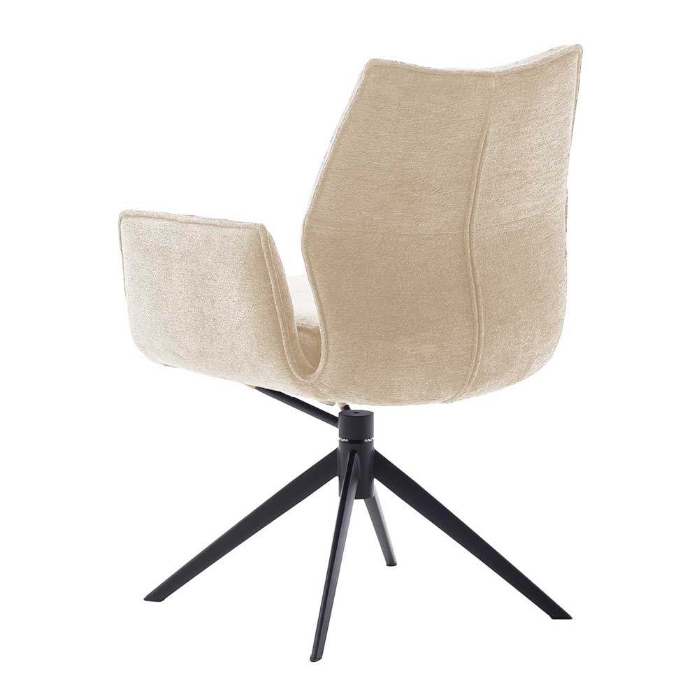 Drehbare Tischsessel mit Taschenfederkern - Medita (2er Set)