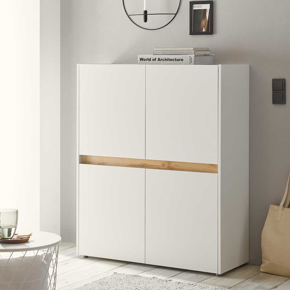Wohnzimmer Anbauwand 340 cm breit - Nonessia (fünfteilig)