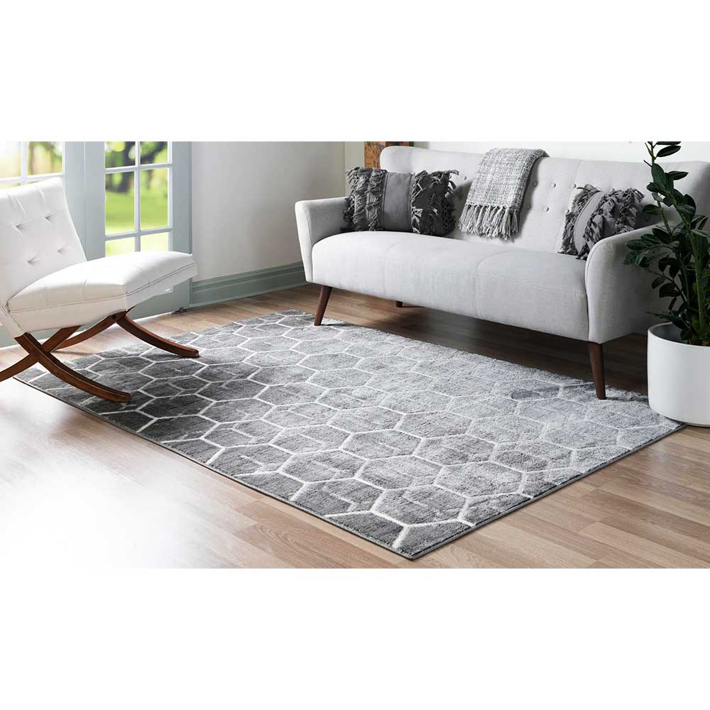 Teppich mit modern-geometrischem Muster - Finalo