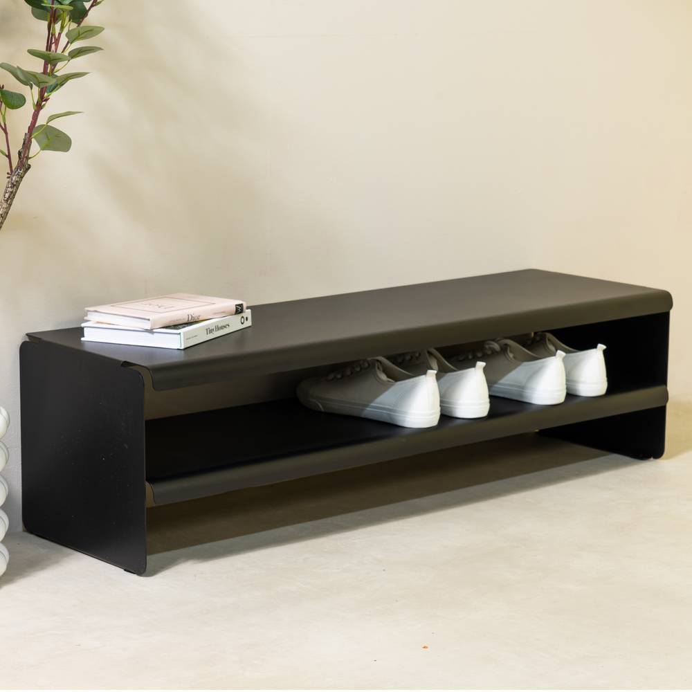 102cm breites Schuhregal mit zwei Ablagen - Game