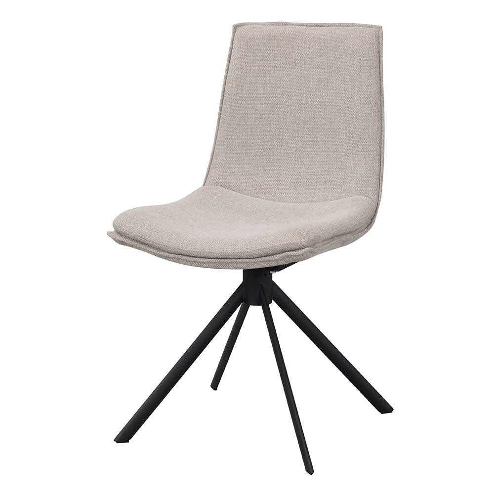 Polsterstuhl mit Drehgestell - Oline (2er Set)