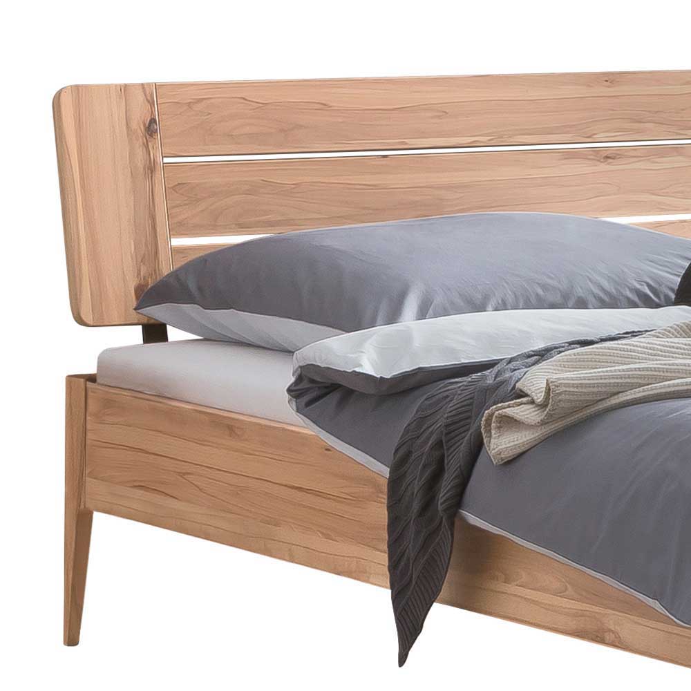 Wildbuche Bett mit 140 cm Breite modern - Sesedra