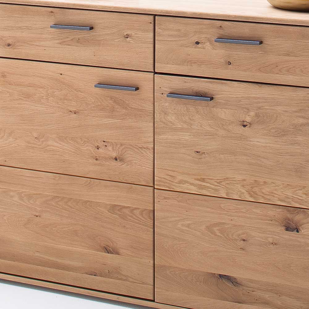 184x90x44 Eiche Anrichte mit vier Türen - Assela