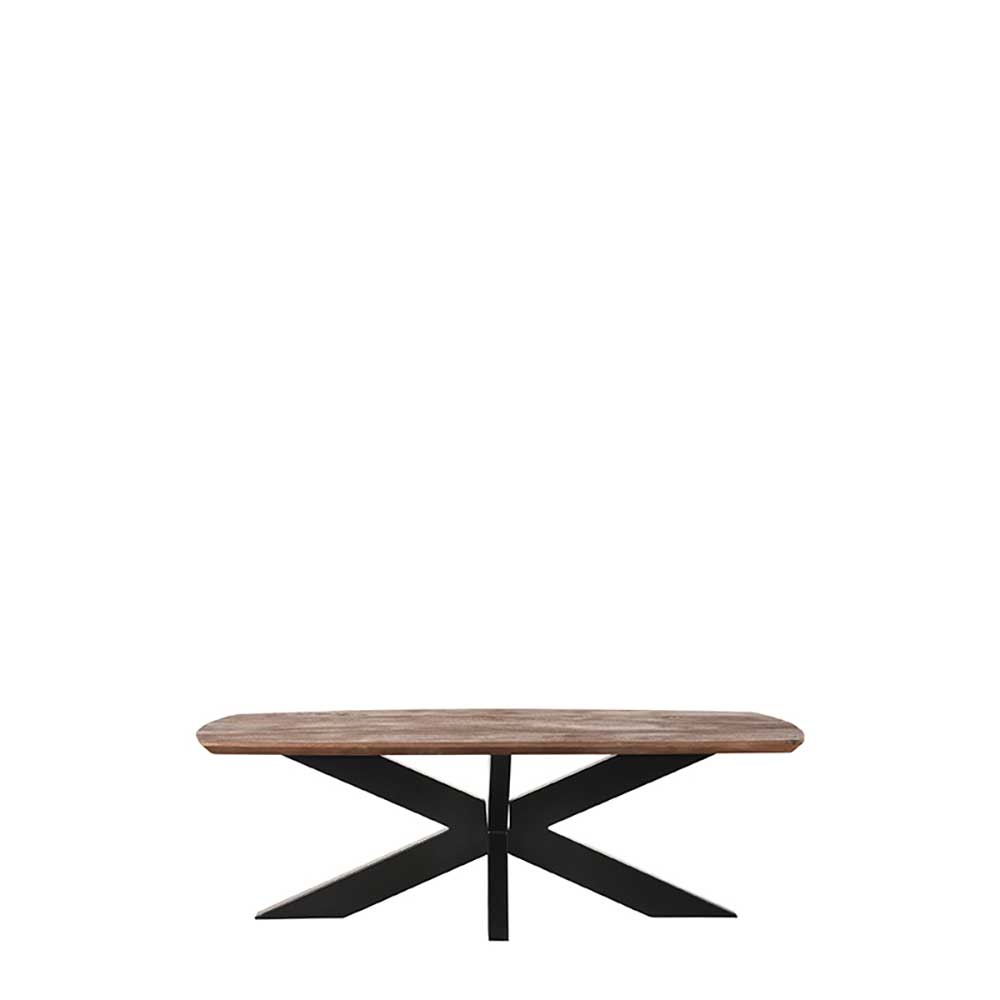 Mangoholz Couchtisch in Dunkelbraun - Tila
