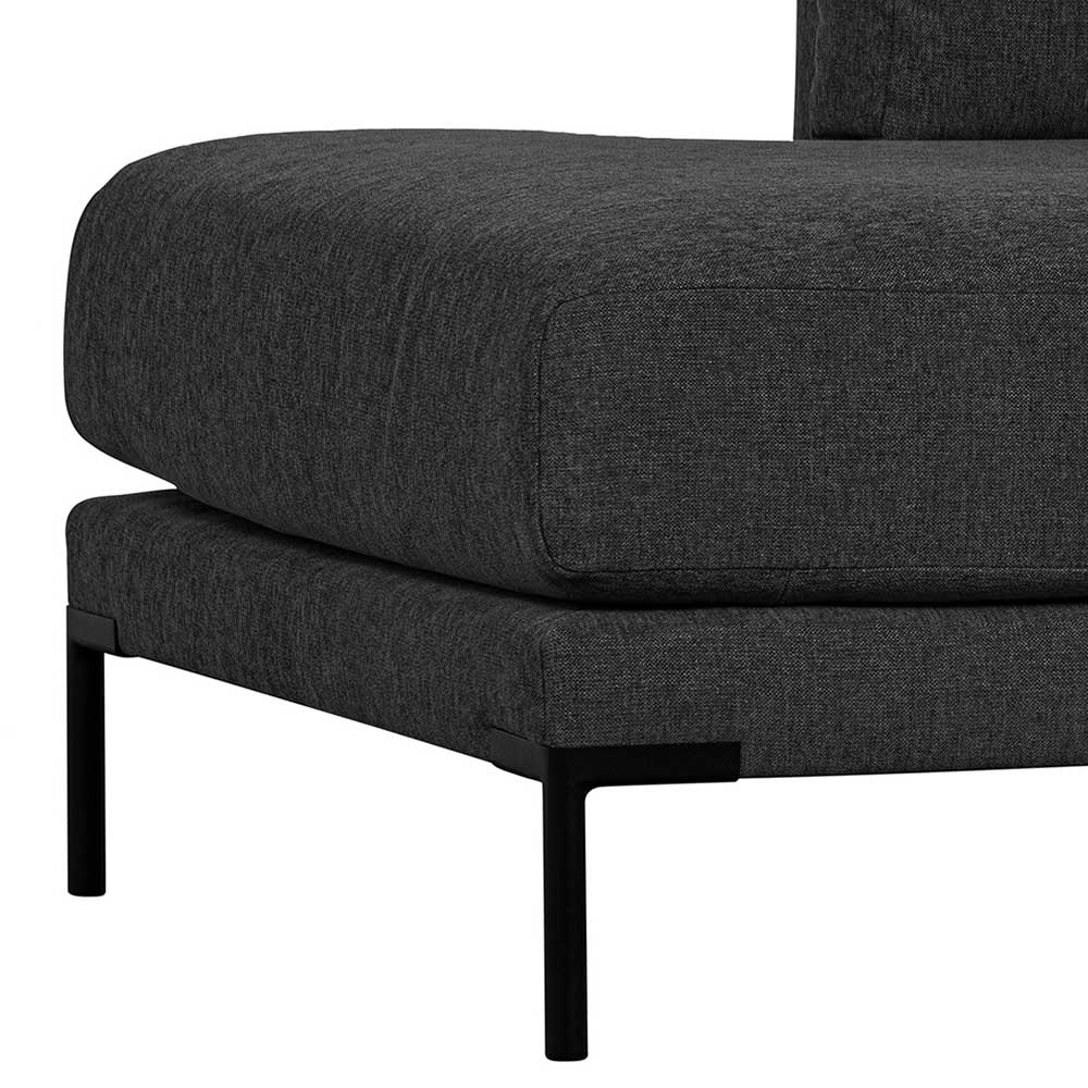 Lounge-Element in Dunkelgrau rechts - Marietta