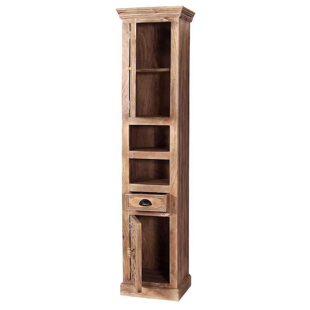 Romantische Badmöbel aus Holz - Runiasa (fünfteilig)