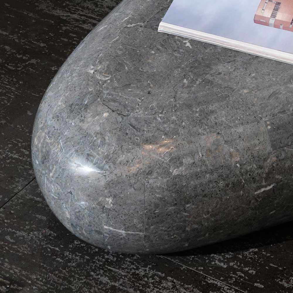 Organischer Couchtisch Fortiguno aus Stein