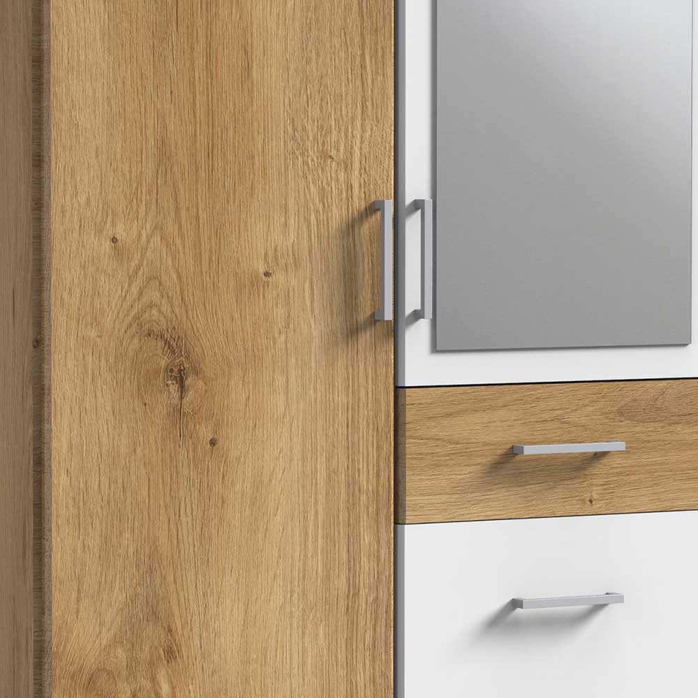 2-türiger Kleiderschrank mit Spiegel modern - Curacao
