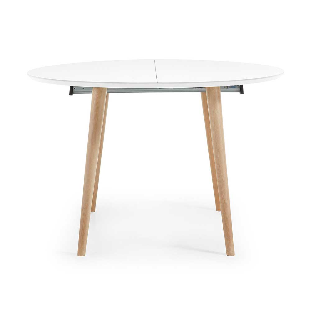 Scandi Chic Ausziehtisch in Rund & Oval - Lutrado