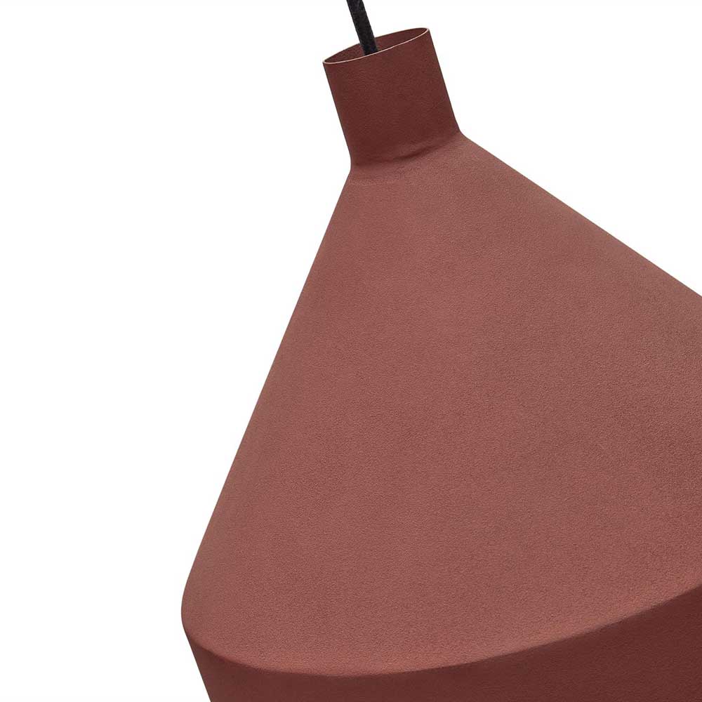 Hängeleuchte in Terracotta Metall - Kerbea