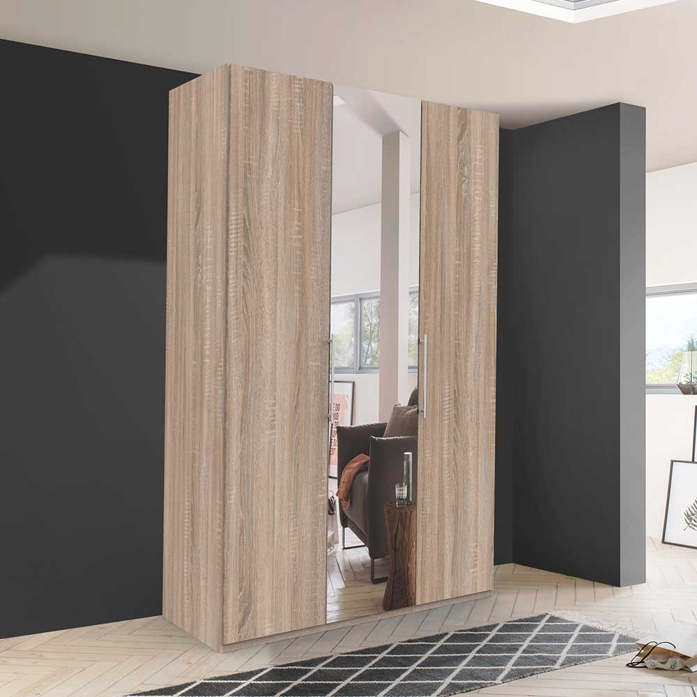 Schmaler Schlafzimmer-Schrank mit Spiegel - Zayun