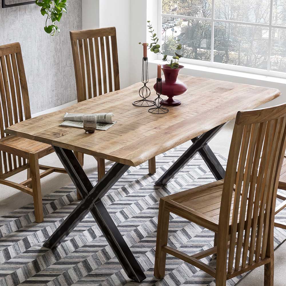 160x85 Esszimmertisch aus Mangoholz - Bastiono