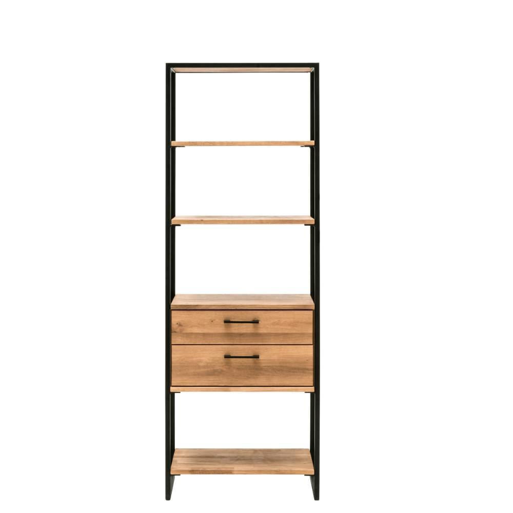 60 cm breites Industrial-Regal aus Wildeichenholz - Ingbo