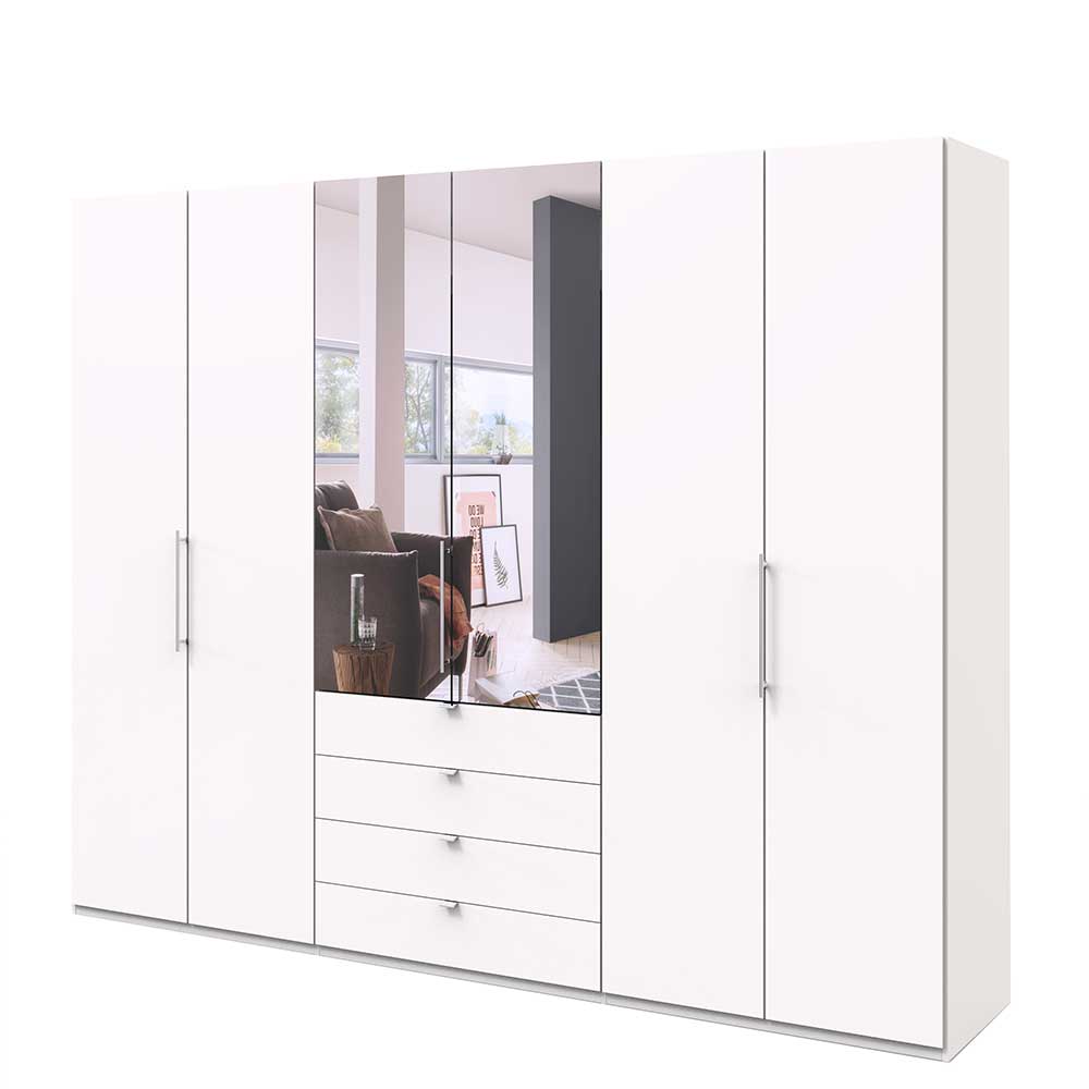 Schlafzimmer-Kleiderschrank mit Gleittüren & Schubladen - Donpiave