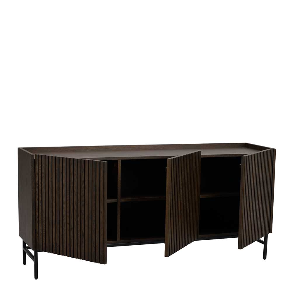 Sideboard in Eiche Dunkelbraun Furnier - Rubrin