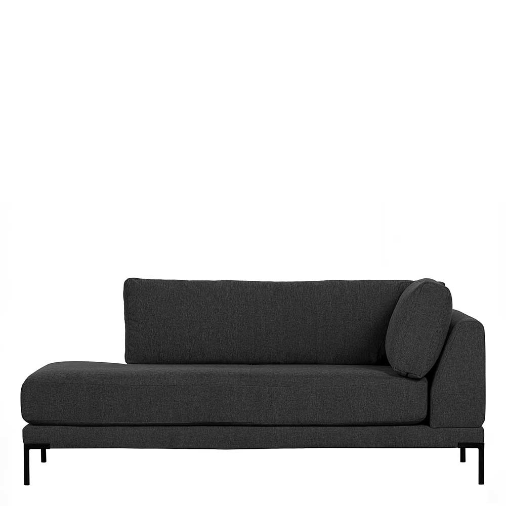 Lounge-Element in Dunkelgrau rechts - Marietta
