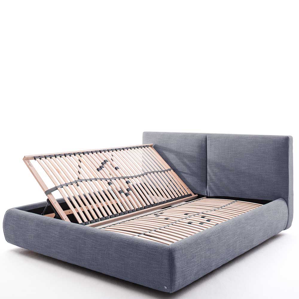 Blaues Komplettbett mit Bettkasten - Enjadara