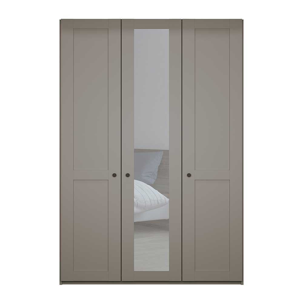 Country Style Kleiderschrank in Hellgrau - Ridonna