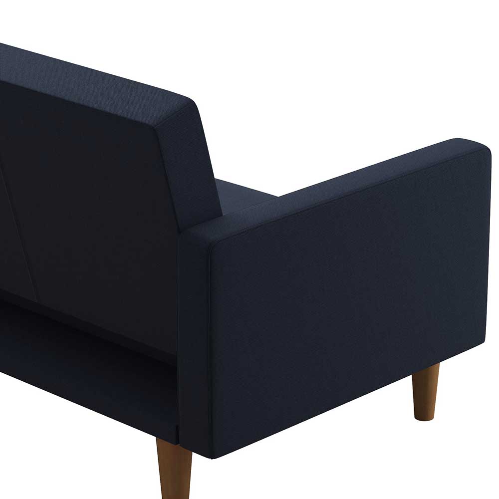 3-Sitzer Schlafcouch in Blau Stoff - Juleste
