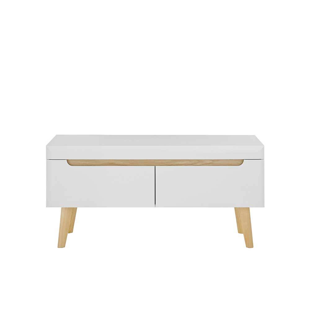 Scandi Chic TV Wohnwand Möbel - Ginko (vierteilig)