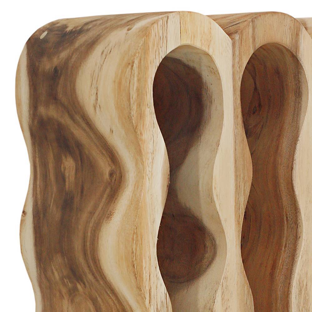 Holz-Weinregal mit Platz für 12 Flaschen - Teako
