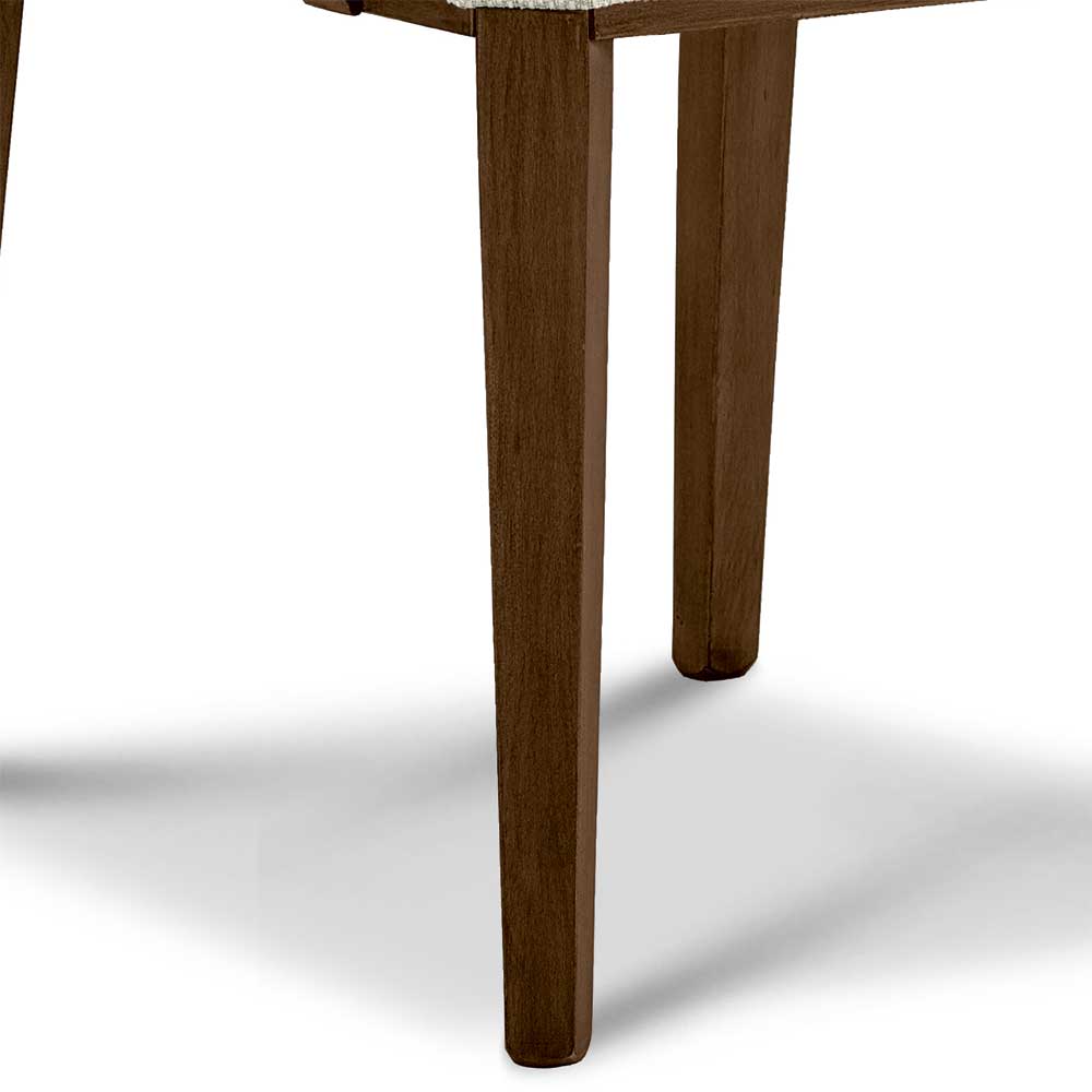 Küchenstuhl Beine aus robustem Buchenholz in elegantem Braunton – Esmea