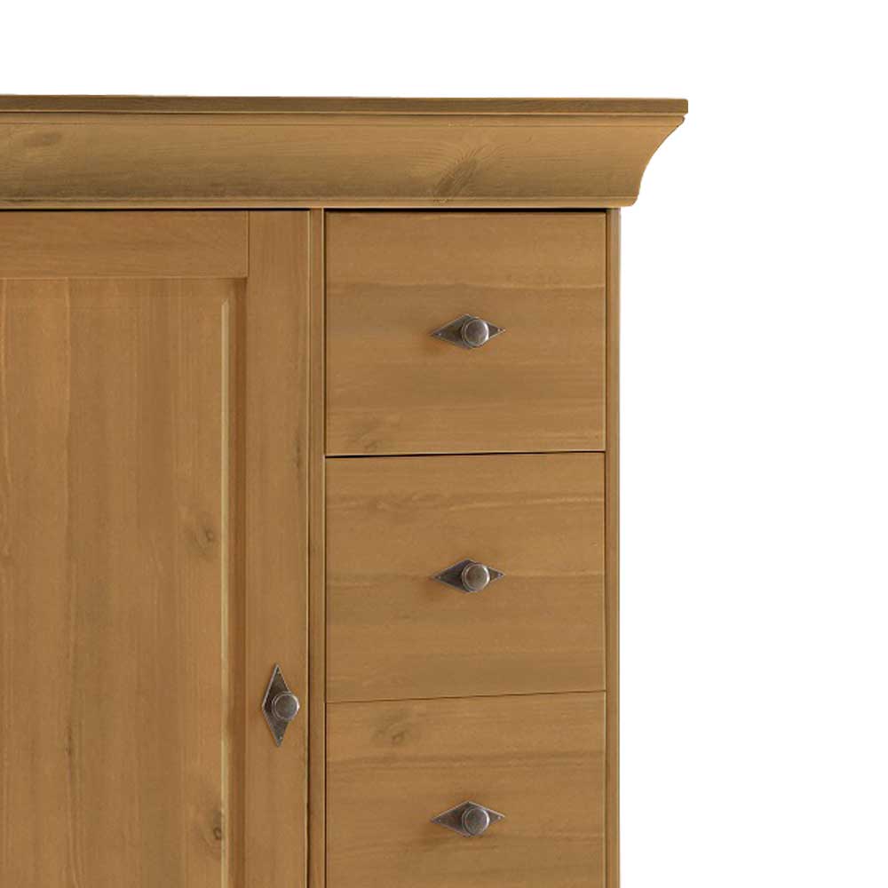 Landhaus Brotschrank Piatra aus Kiefer teilmassiv