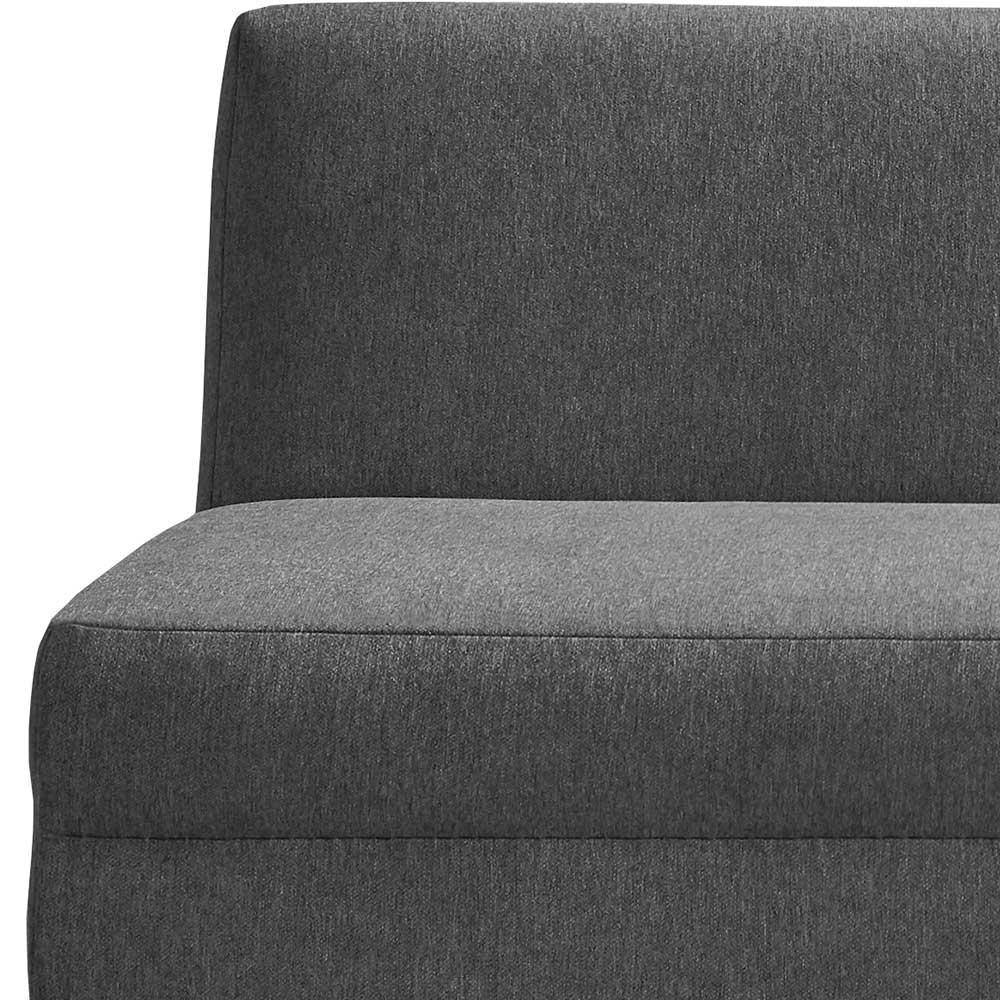 Ausziehsofa in Anthrazit Stoffbezug - Gilverny